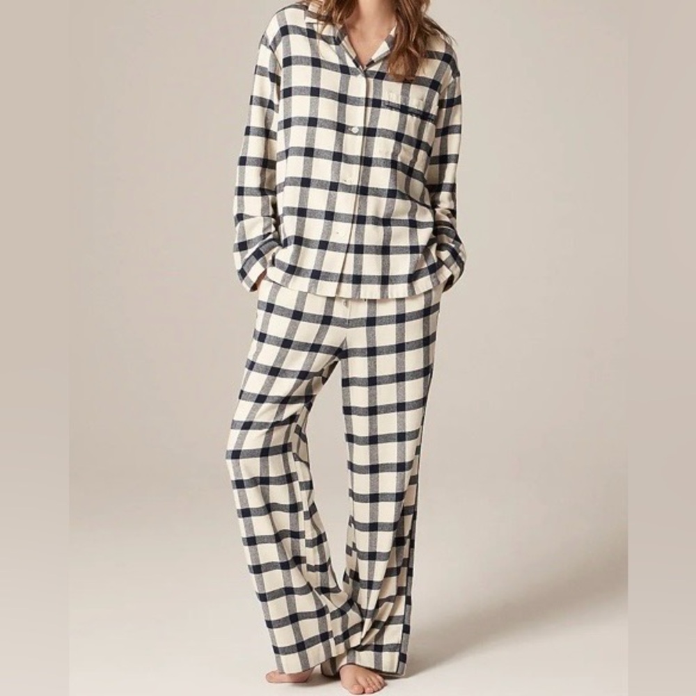 J. Crew Plaid Flannel PJ Pants XS